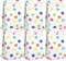 24 Pack Party Favor Bags with Stickers, 4.7" x 3.1" x 8.7" Bulk Goodie Treat Gift Bags for Weddings Baby Showers Birthdays Craft Supplies (Polka Dot)
